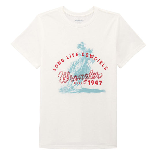 Wrangler T-shirt à manches courtes – Bright White Heather