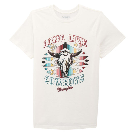 Wrangler T-shirt à manches courtes– blanc chiné lumineux