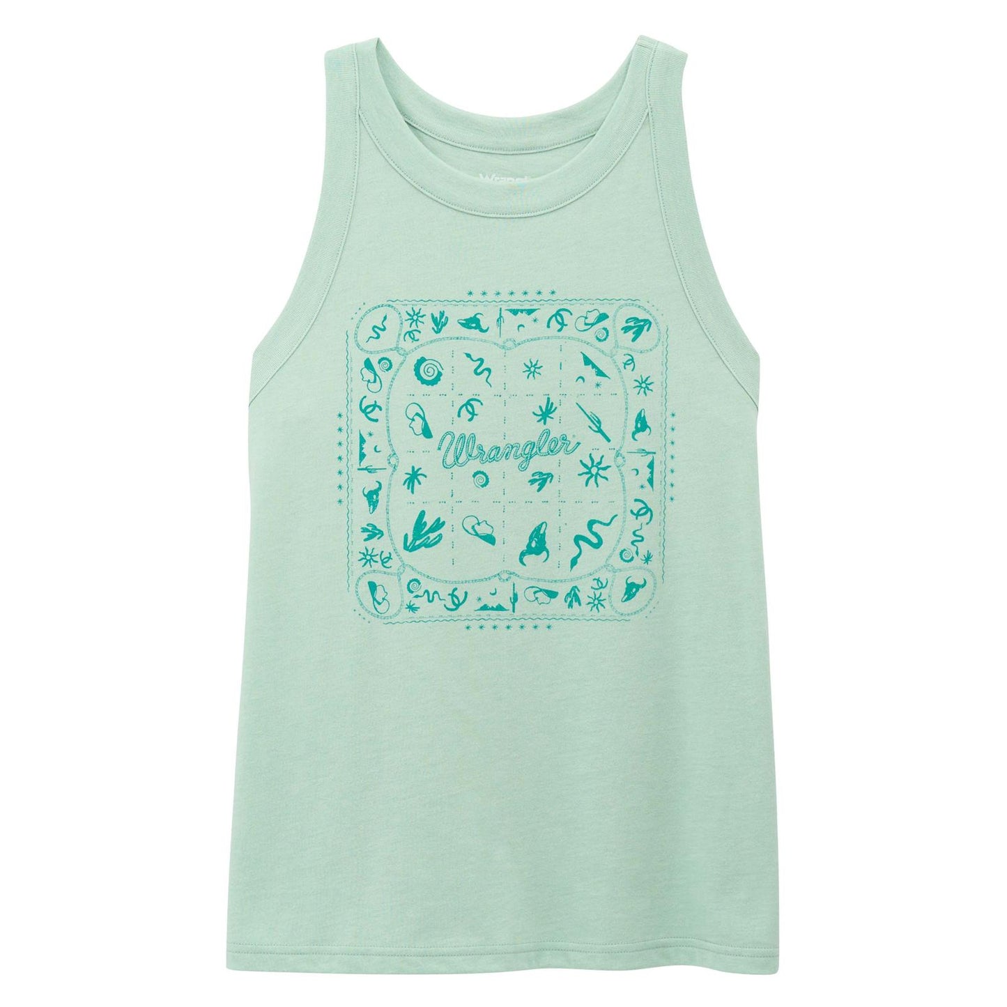 Wrangler Camisole graphique Goddess pour femme – gris vert Lichen