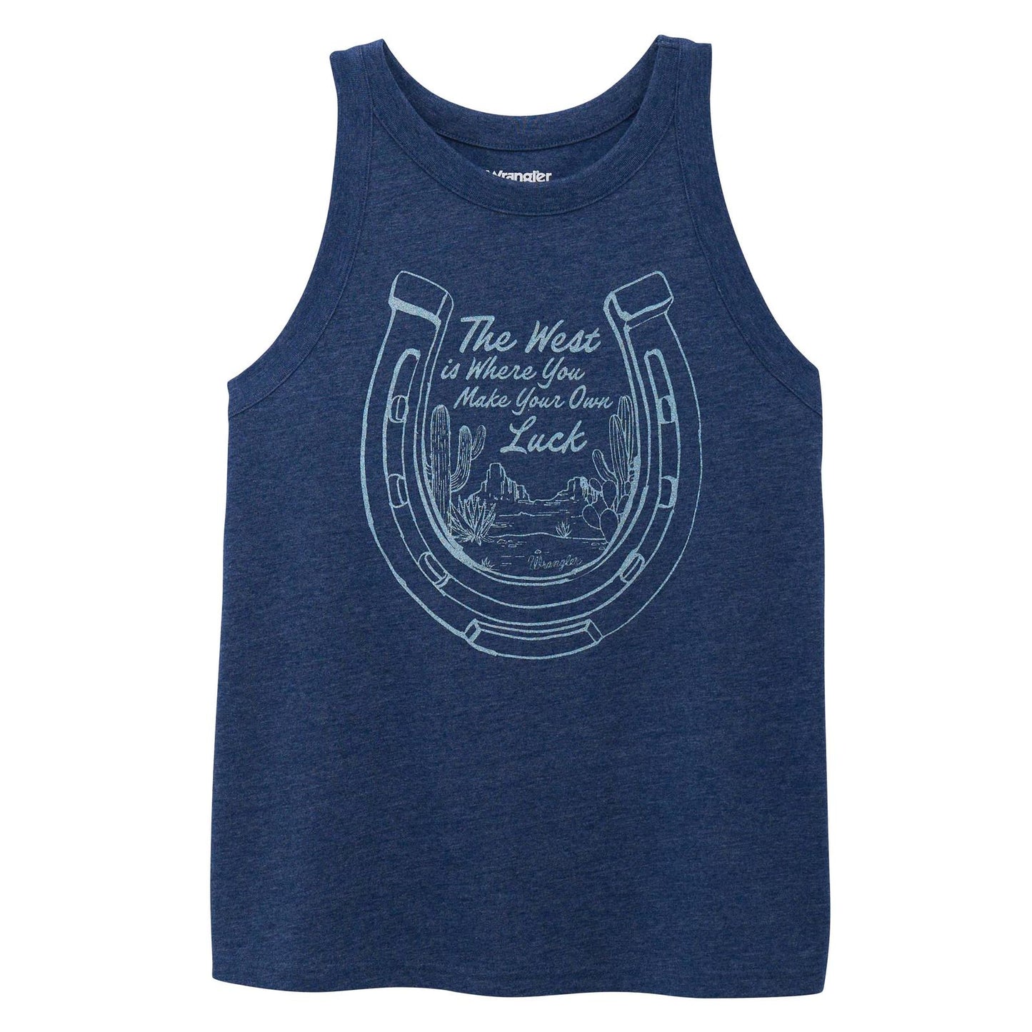 Wrangler Camisole graphique Goddess pour femme – bleu chiné Pageant