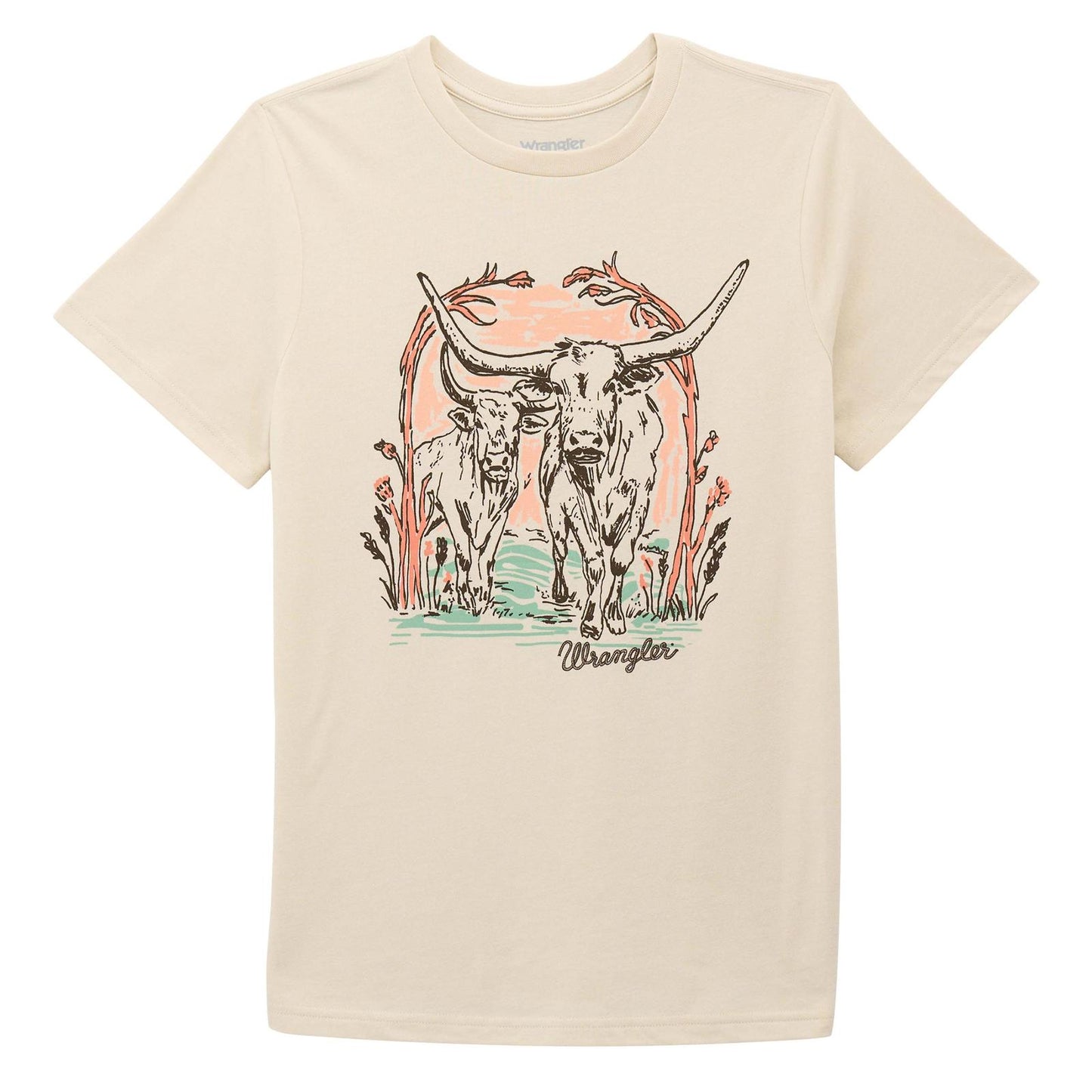 Wrangler T-shirt à manches courtes – Silver Birch Heather