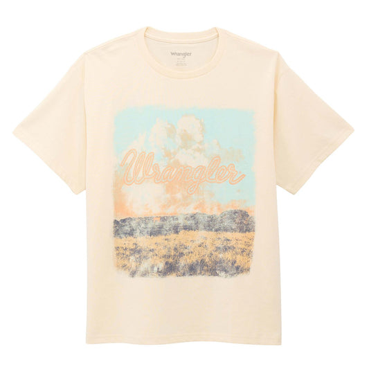 Wrangler T-shirt graphique Retro® à manches courtes– Blanc antique
