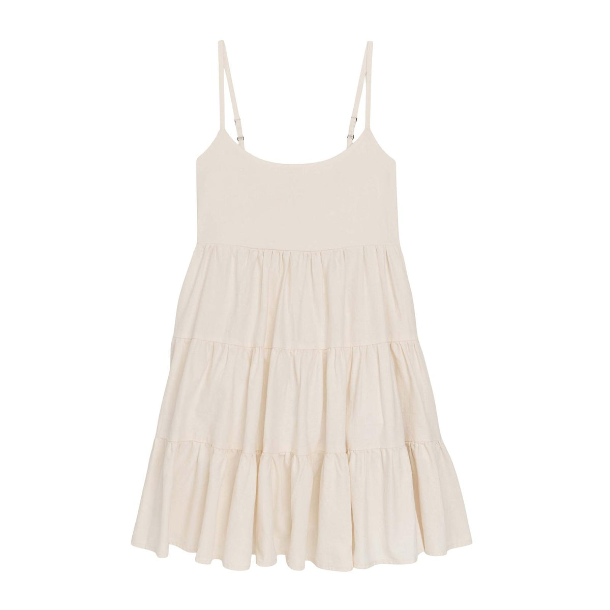 Wrangler Robe mini étagée Retro® Punchy – Blanche