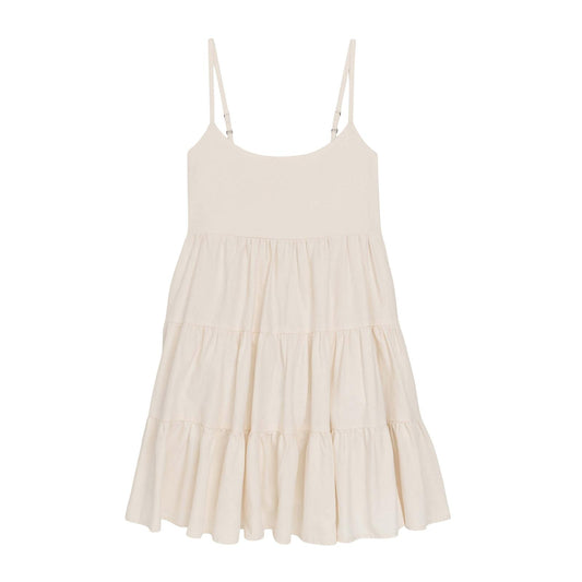 Wrangler Robe mini étagée Retro® Punchy – Blanche