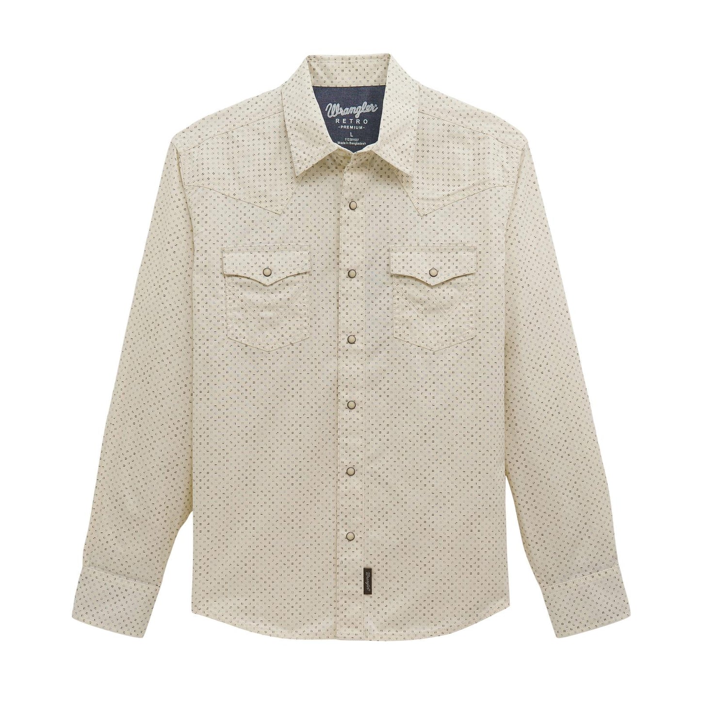 Wrangler Retro® Premium Chemise à manches longues à boutons pression - Ajustement moderne