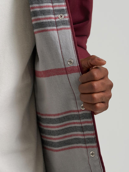 Chemise de travail Wrangler® doublée en flanelle – Coupe classique pour homme