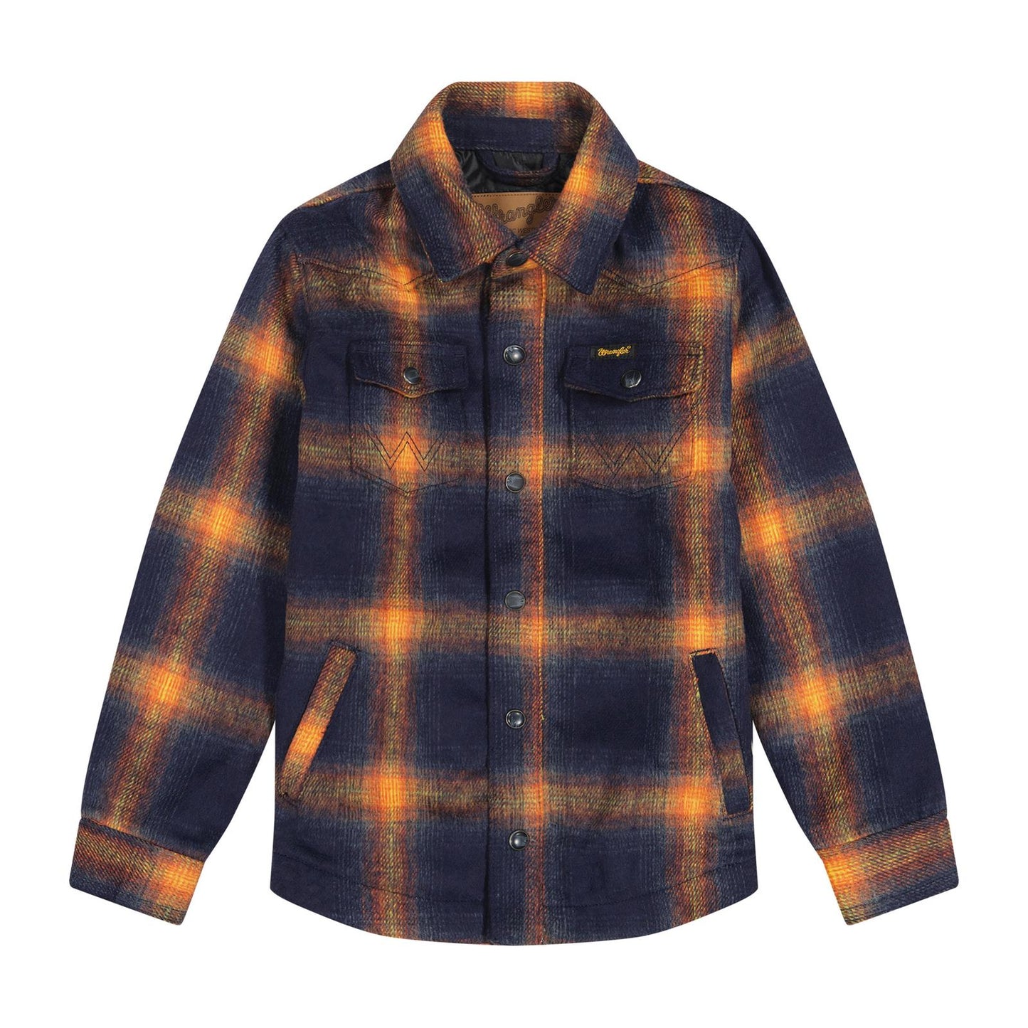Wrangler Veste chemise en flanelle ENFANT - doublée - Ciel nocturne