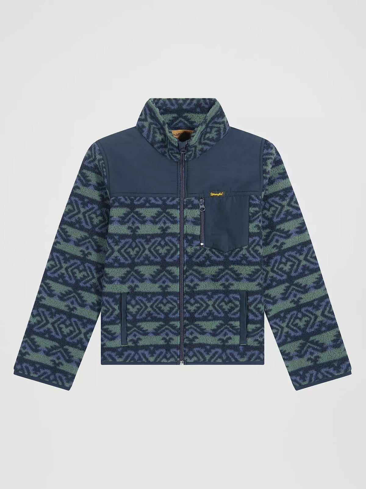 Wrangler Veste Sherpa à fermeture éclair complète pour garçons