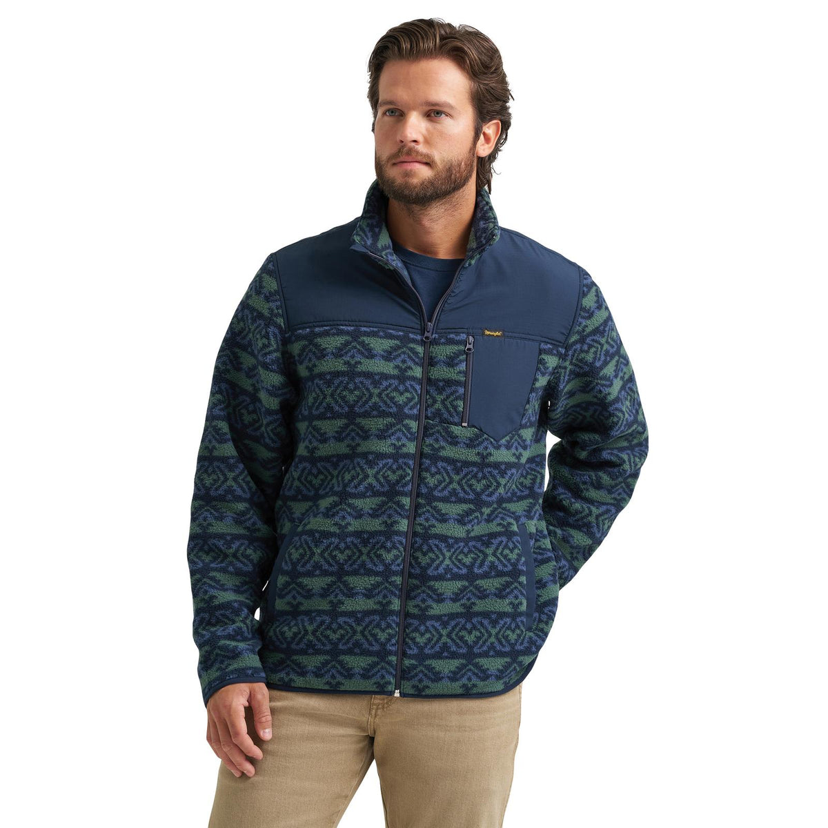 Wrangler® Mixte Sherpa Fermeture Éclair - Forêt Sombre