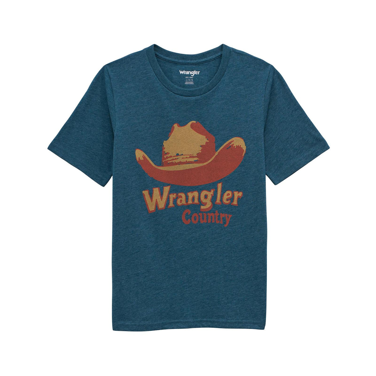 Wrangler® T-shirt à manches courtes à manches courtes Boys - Bruyère d’étang réfléchissante