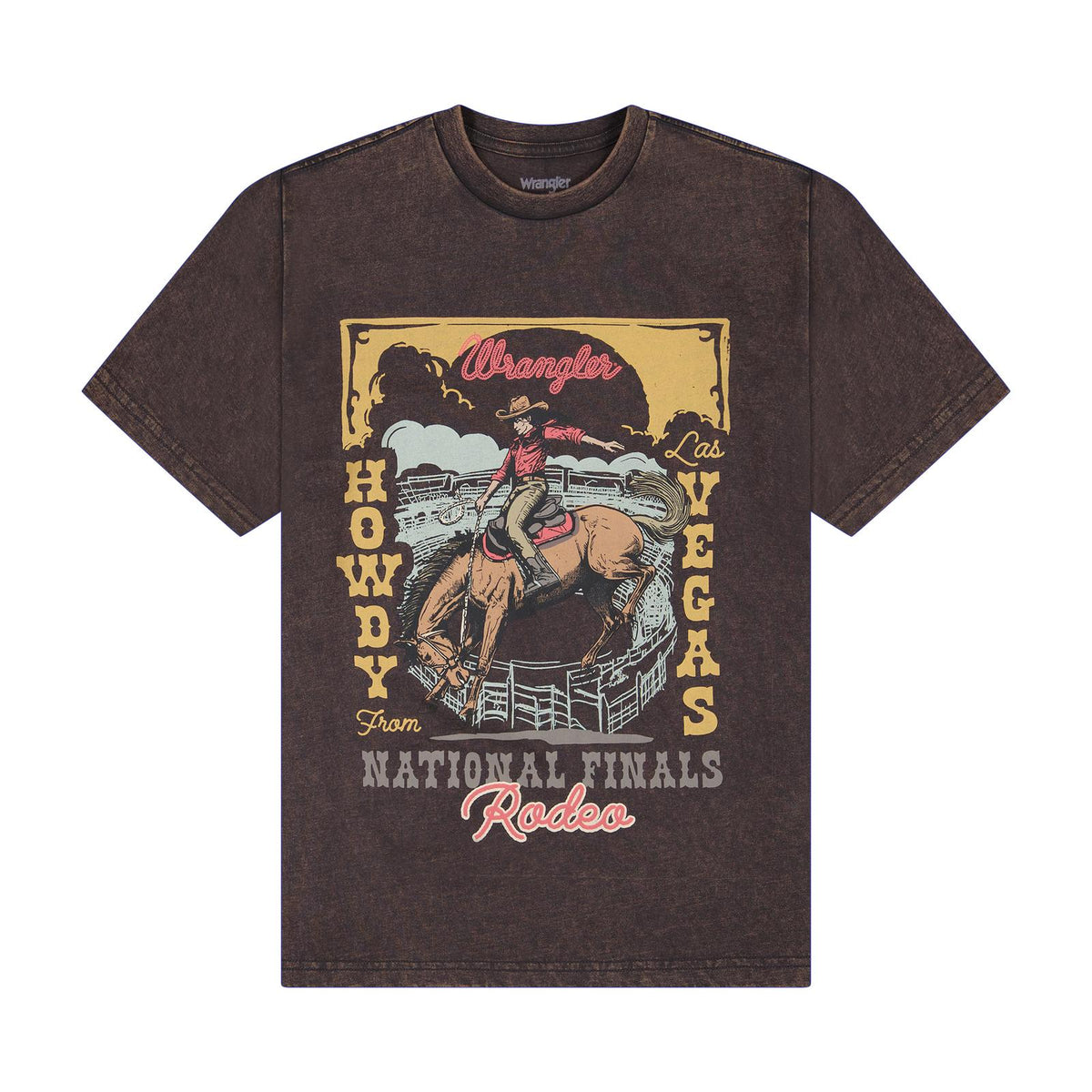 Wrangler Retro® Graphic Short Sleeve T-Shirt - Regular Fit - Phantom Femme