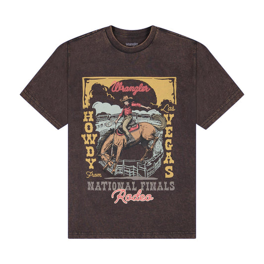 Wrangler Retro® Graphic Short Sleeve T-Shirt - Regular Fit - Phantom Femme