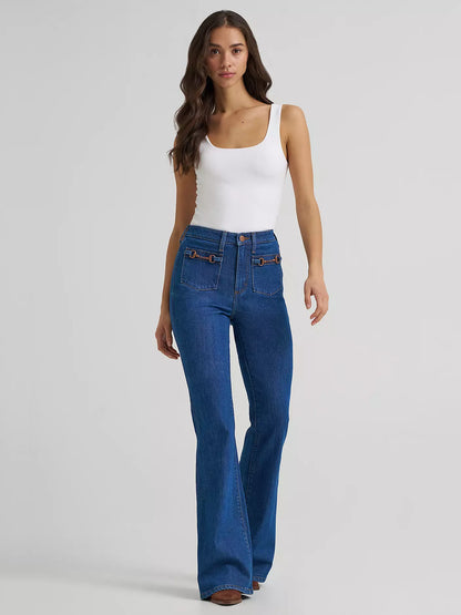 Jeans à gratte-ciel pour femmes Wrangler Retro® Bailey Fashion High Rise
