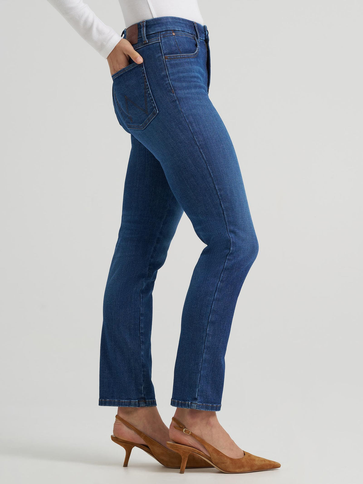 Wrangler® sur mesure en jean slim straight - Halle