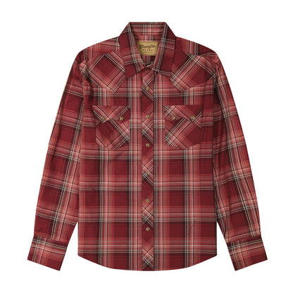 Wrangler chemise rétro® à manches longues Homme Rouge