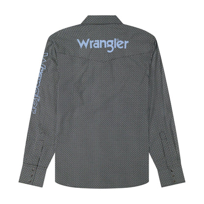 Wrangler® Chemise manche Longue -Coupe Classique -Boutons pressions -Noir