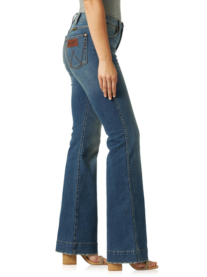 Wrangler Retro Premium Trouser Jean Taille Haute Shelby pour Femme