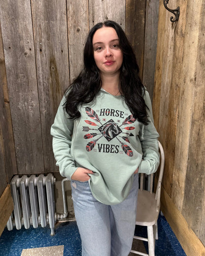 Horse Vibes Hoodie Flèche de L'ouest Pour Femme