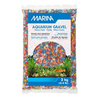 Marina Decorative Gravel, Rainbow 2Kg