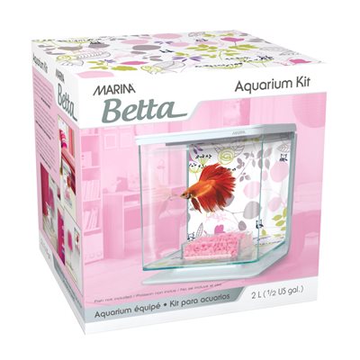 Marina pour betta Aquarium équipé, arrangement floral