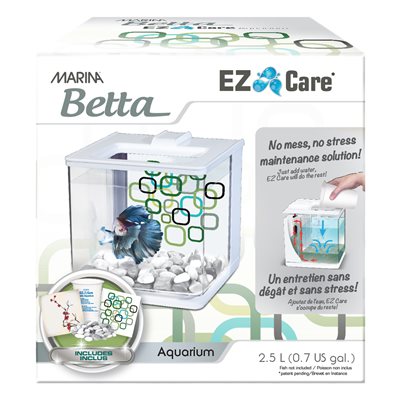 Marina Pour Betta Aquarium Ez Care Blanc