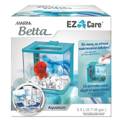 Marina Pour Betta Aquarium Ez Care, bleu