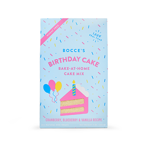 Mélange à Gâteau d'Anniversaire Bocce's Bakery pour Chiens, à Cuisiner à la Maison, 5 oz