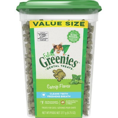 Greenies Feline Catnip Jumbo 9.75Oz Tub