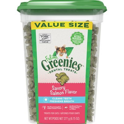 Greenies Feline Salmon Jumbo 9.75Oz Tub