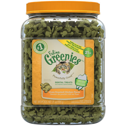 Greenies Félin Poulet Rôti Format Économique 21oz