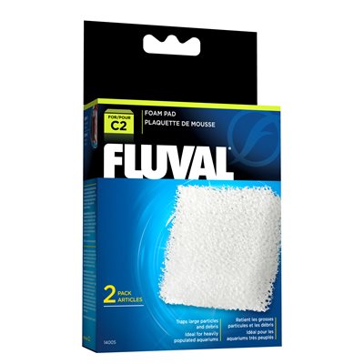 Plaquette Mousse Fluval C2, 2 Unités-V