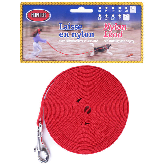 Laisse En Nylon 1/2X30 Noire