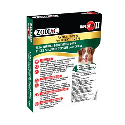 Zodiac Infestop Adulticide Dogs 11-25Kg