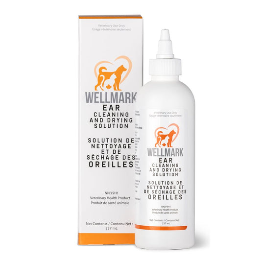 Wellmark Solution de Nettoyage et de Séchage des Oreilles 237 ml