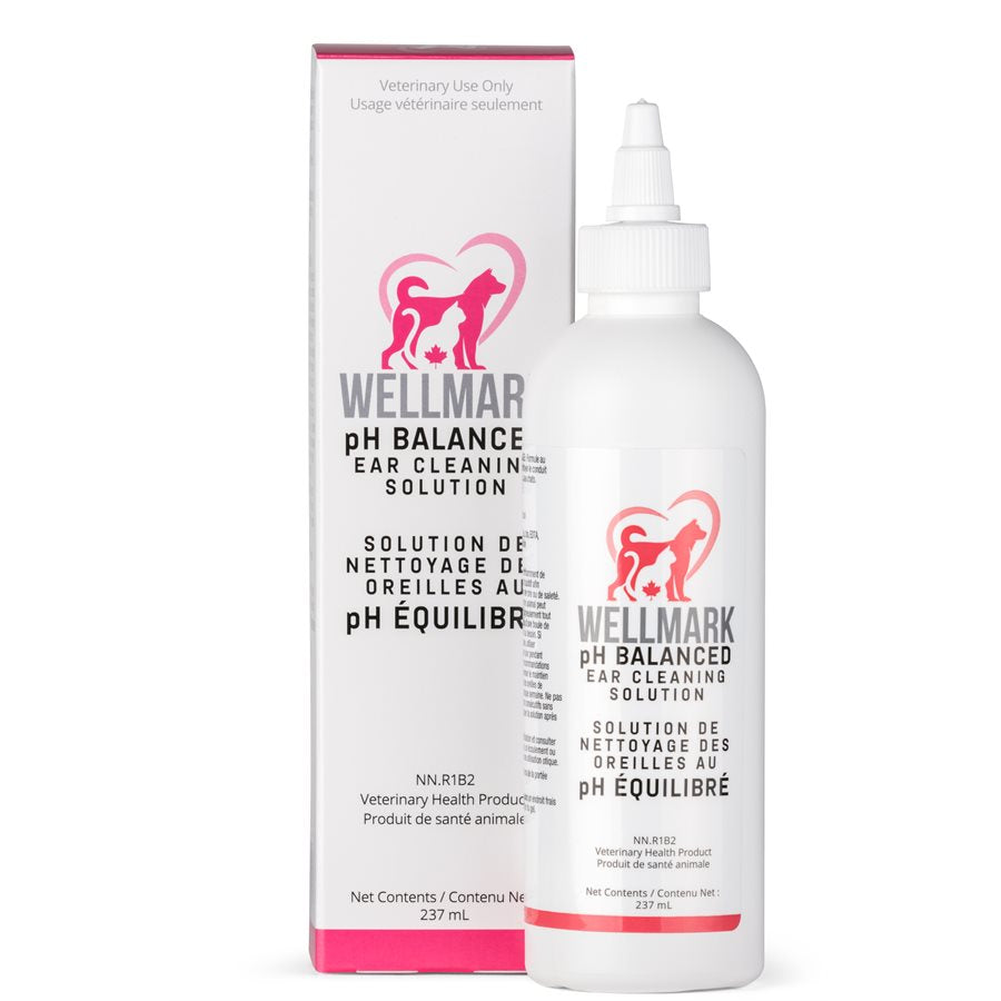 Wellmark Solution de Nettoyage des Oreilles au pH Équilibré 237 ml