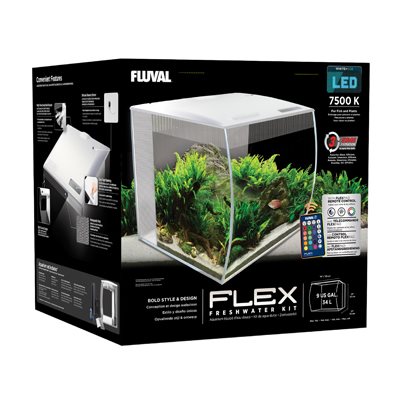 Aquarium Flex Fluval Blanc 34L