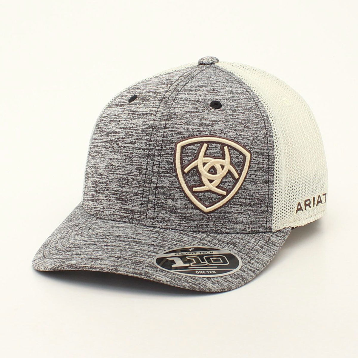Ariat Casquette FlexFit 110 Snapback pour Homme Tan Chiné