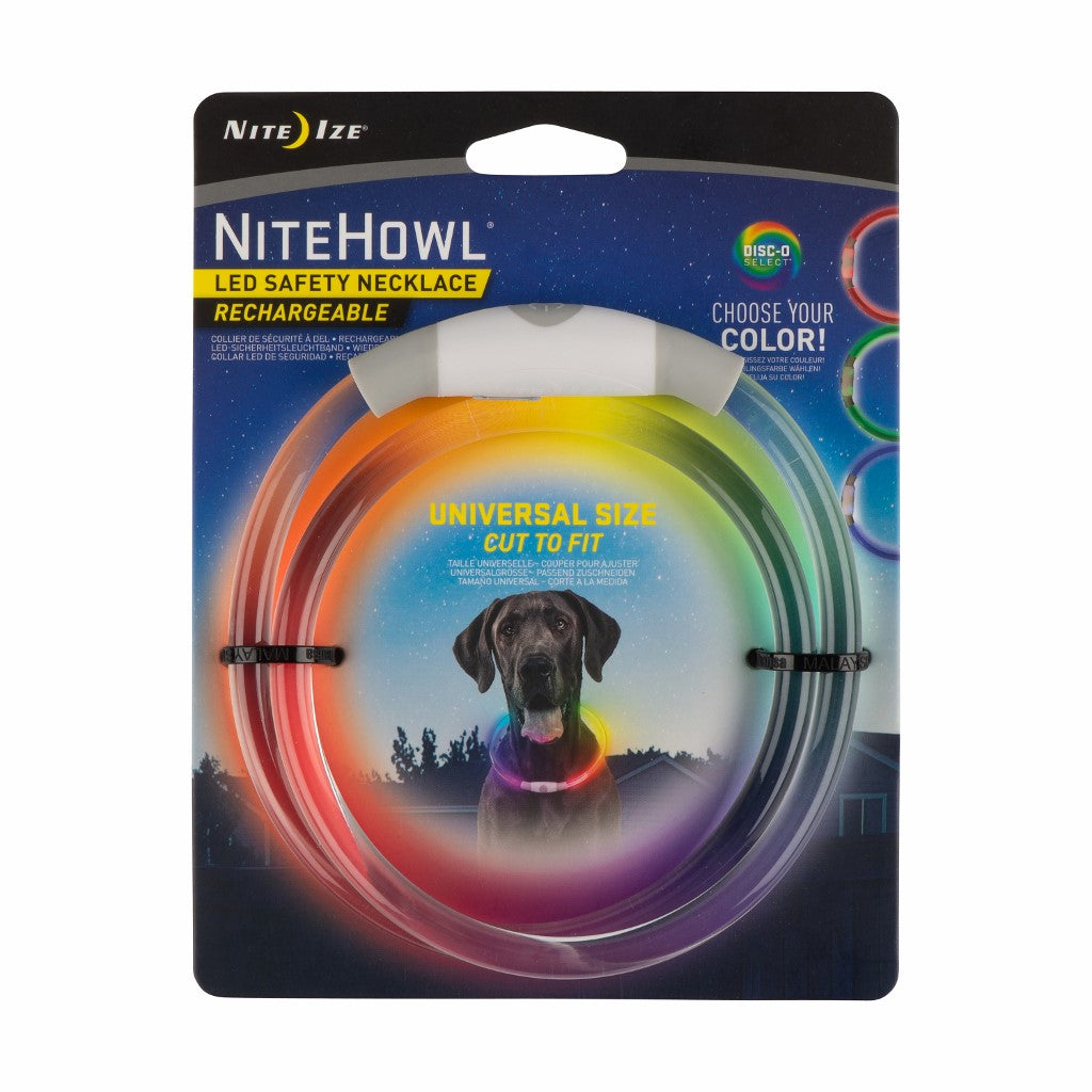 Collier de Sécurité NiteHowl® LED Rechargeable