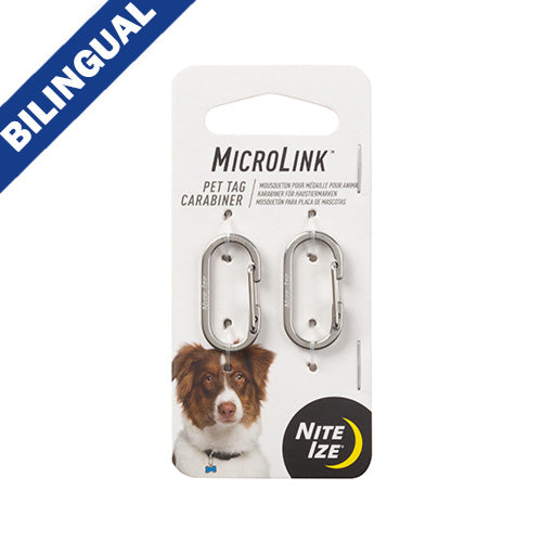 Nite Ize® MicroLink™ Pet Tag Carabiner (2 Pack)