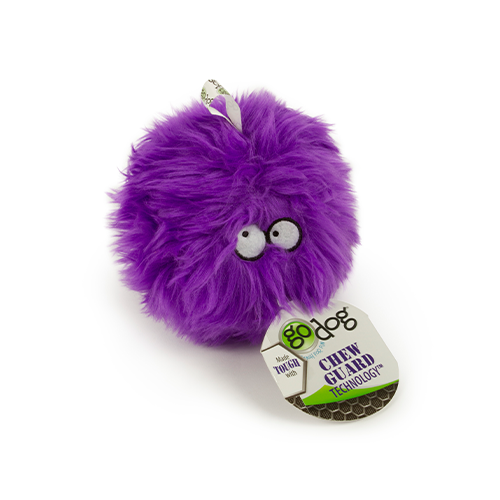 GoDog™ FurBallz Jouet pour chien Balle Mauve Petite