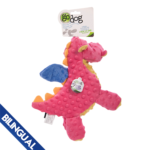 goDog™ Dragon avec technologie Chew Guard™ – Corail, Grand format