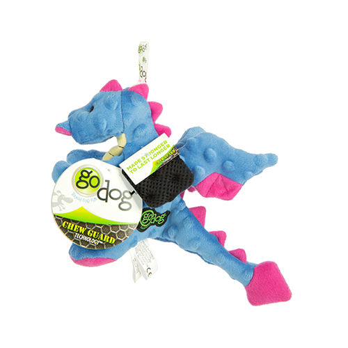 goDog™ Dragon avec technologie Chew Guard™ – Pervenche, Petit format