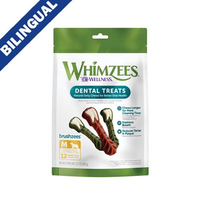 Whimzees gâteries dentaire moyenne 12.07 Oz