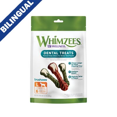 Whimzees  gâteries dentaires Grand 12.07 Oz