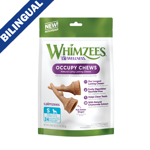 Whimzee Friandises Dentaires Forme Bois de Cerf pour Chien Petit (24Pc)