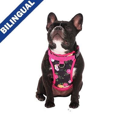 Canada Pooch Harness Floral Medium