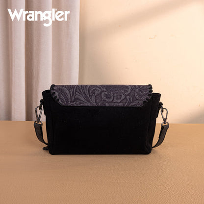 Wrangler Sac bandoulière vintage à motifs floraux avec petite pochette