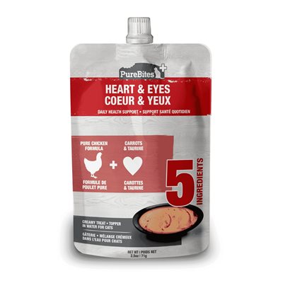 Purebites+ Cremeux Chat Coeur&Yeux 71G