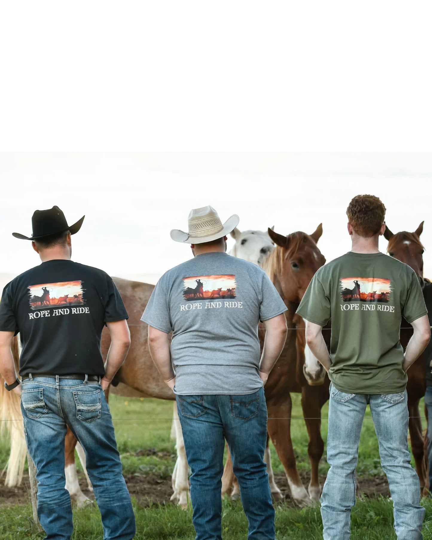 Horse Vibes  T-shirt Rope and Ride