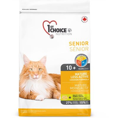 1St Choice Chat Mature- Moins Actif 2.72Kg